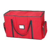 Maxbell Xmas Storage Container Carrying Bag Figurines Christmas Ornament Storage Box