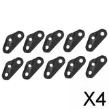 Maxbell 4x10x Wind Rope Buckles guyline Triangle Plastic Buckle Fixing for Tentorial