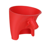 Maxbell Flour Funnel Comfortable Multipurpose Simple Setup Accessories Kitchen Parts Red
