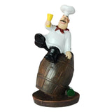 Maxbell Resin Chef Figurine Chef Kitchen Decor Sculpture for Home Cook Kitchen Shelf
