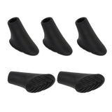 Maxbell 5pcs Replacement Rubber Tips Cover for Walking Stick Trekking Poles Ellipse - Aladdin Shoppers