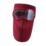 Winter Full Face Mask Men Women Reusable Headgear for Running Hiking Camping Red