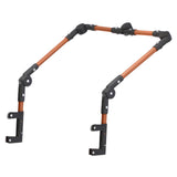 Maxbell Trolley Handle Detachable Easy to Install Foldable Folding Wagon Push Handle Brown