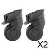 Maxbell 2x2x Luggage Suitcase Wheel Detachable Suitcase Repair Set for A19 Quiet