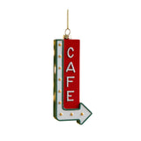 Xmas Pendant Christmas Ornament Charm Cars Christmas Tree Hanging Decoration Cafe 6.3x14cm