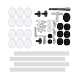 Maxbell Cymbal Replacement Accessories Cymbal Sleeves Washers Percussion Instruments 51 Pieces