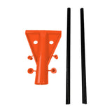 Maxbell Watering Can Sprinkler Attachment Simple Assembly Multipurpose Water Divider Orange