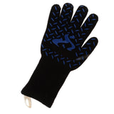 Maxbell 1pcs Five-Finger Silicone Insulated Gloves High Temperature Gloves 2 Sides