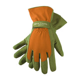 Maxbell Gardening Gloves Anti-slip Roses Pruning Gloves for Planting Digging Pruning Green Yellow