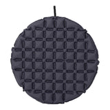 Maxbell Inflatable Seat Cushion Folded Office Chair Cushion for Floor Concerts Plane Dark Gray