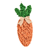 Maxbell Easter Carrot Wreath Pendant Hanging Ornament for Farmhouse Indoor Wall Sign