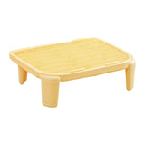 Maxbell Cat Litter Ramp Kitten Litter Box Footboard for Lavatory Indoor Cats Bedroom Yellow