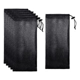 Maxbell 6 Pieces Finch Sock Feeder Easy Cleaning Bird Feeder for Yard Garden Outdoor Black