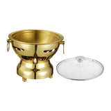 Maxbell Traditional Chinese Hot Pot Stainless Steel Hot Pot for Camping Home Use