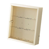 Maxbell Figurine Display Cabinet Clear Display Box for Mini Figure Toys Figures White