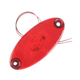 Maxbell LED Side Marker Light Attachment Indicator Lamp for Trailer Rvs Caravan Red