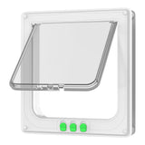 Maxbell Cat Door Lightweight for Cats Doggy Pet Supplies for Interior Exterior Doors White