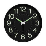 Maxbell Glow in The Dark Clock Decorative Hanging Clock for Office Dining Room Decor Style A