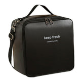 Maxbell Insulated Lunch Case Bag Leakproof Tote Food Bento Pouch for Adults Work Men Black