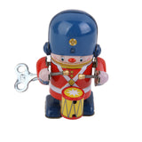 Maxbell Wind Up Walking Drummer Tin Toy