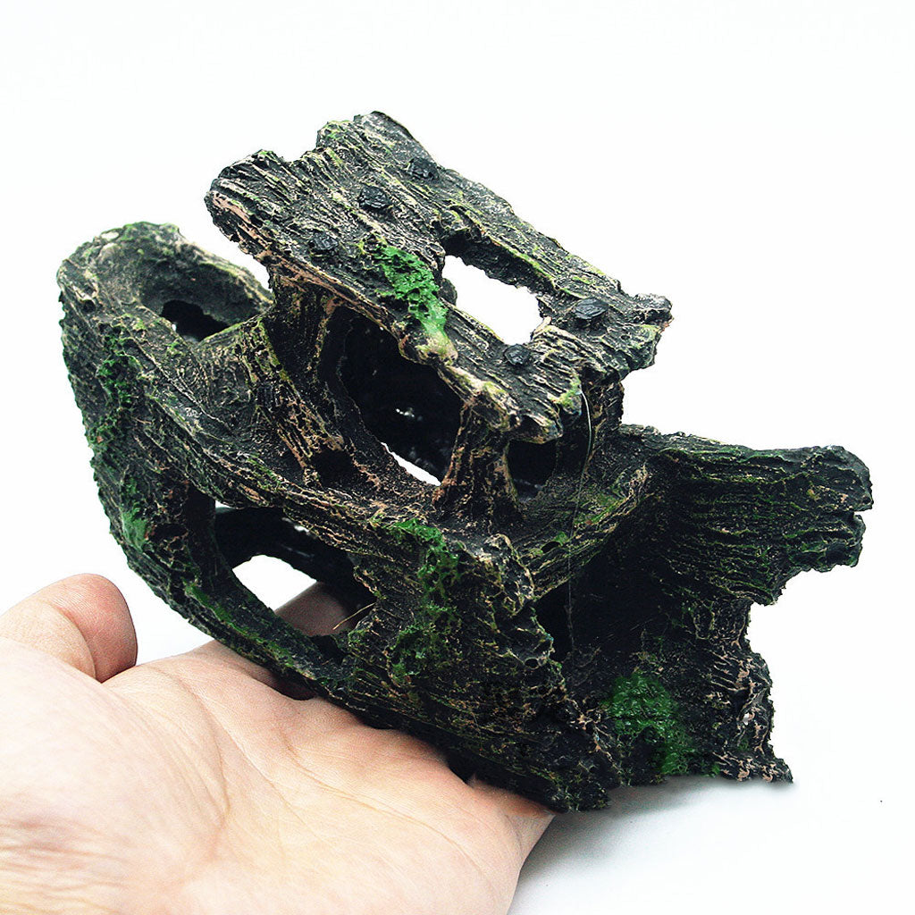 Maxbell Maxbell Wreck Destory Sailing Boat Fish Tank Aquarium Underwater Ornament Decor