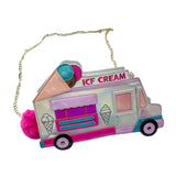 Maxbell 2xIce Cream Car Shaped Shoulder Bag Shopping Bag Cosplay Satchels Chain Bags