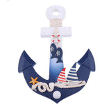 Maxbell Nautical Anchor Wall Hanging Hook Ship Starfish Decor Coat Hat Door Rack