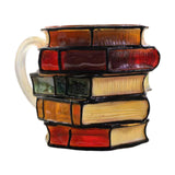 Maxbell Painted Book Mug Home Use Novelty Book Coffee Mug Collection Gift for Writer Style A