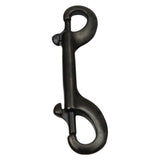 Maxbell Double Ended Bolt Snap Clip for Water Bucket Equine Linking Dog Leash Collar 100 mm Black