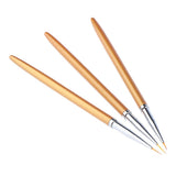 Maxbell 4x3pcs Mermaid Tail Stick UV Gel Polish Nail Art Drawing Painting Pen Brushes