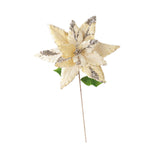 Maxbell Artificial Christmas Flower Craft Holiday Decoration for Home Porch Festival yellow