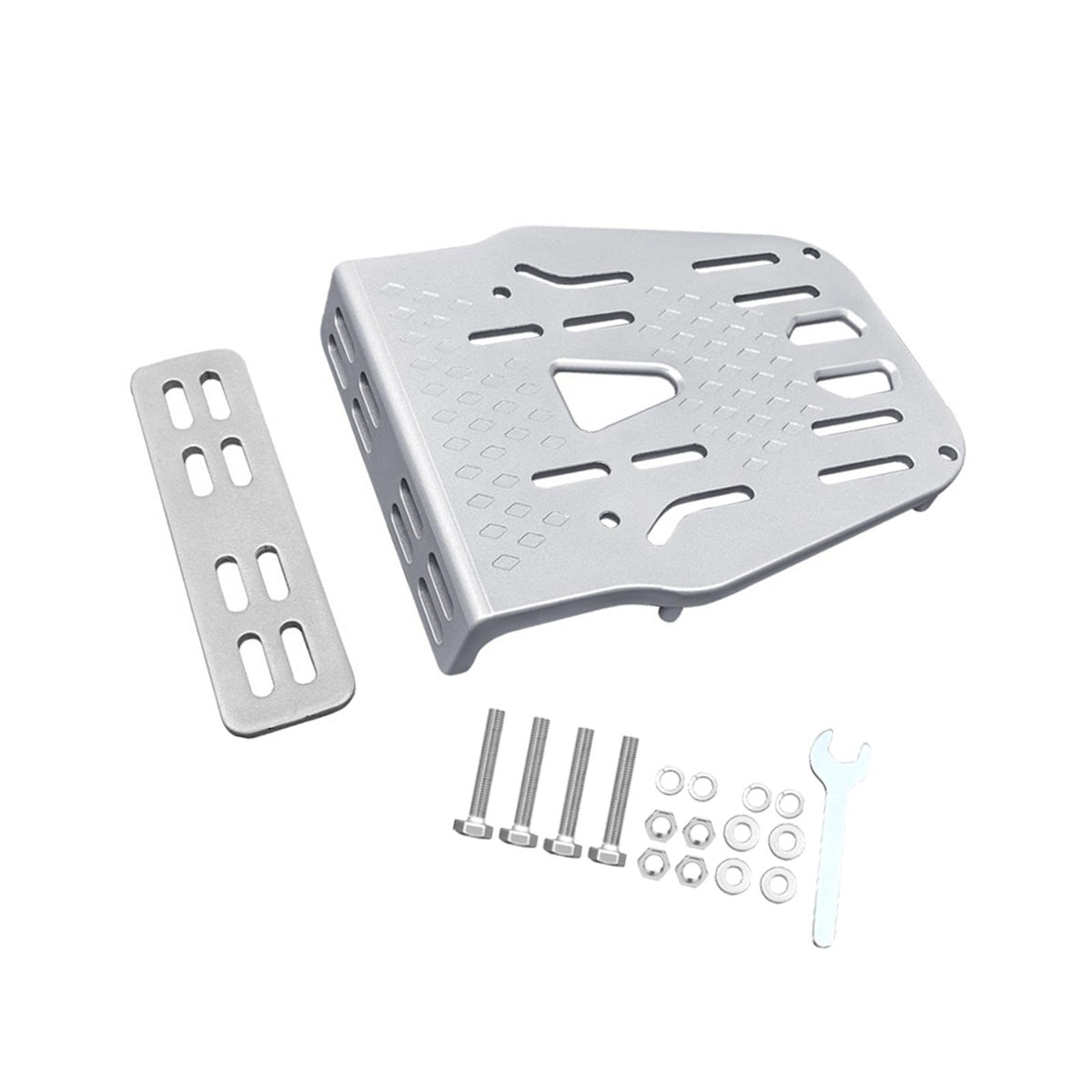 Maxbell Electric Bike Trunk Bracket Backrest Extension Modification Mounting Bracket White