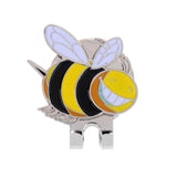 Maxbell Portable Mini Alloy Golf Ball Marker with Magnetic Golf Hat Clip Little Bee - Aladdin Shoppers