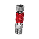 Airbrush Quick Connect Fittings Male and Female Connection Metal Accessories No Valve Red