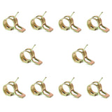Maxbell 8x10x Spring Clip Fuel Hose Line Water Pipe Air Tube Clamps Fastener 6mm