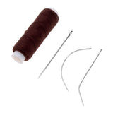Maxbell 5 Pieces Cotton Hair Track Weft Weaving Sew Decor Thread for Hair Extensions