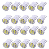 Maxbell 5x20 Pieces T10-1206-8SMD White LED Instrument Dash Panel Gauge Light Lamps