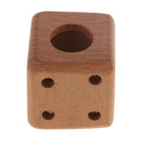Vintage Wooden Dice Pendant Charms with Bead Inside Keyring Keychains Trinket for DIY Bracelet Necklace Jewelry Making Craft - Aladdin Shoppers