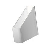 Maxbell Magazine Holder Rack Office Supplies File Holder for Documents Office School white