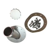 Maxbell Aluminum Billet Fuel Cell Fuel Surge Tank Cap 12 Bolts Fuel Cap 45 Degree Filler Neck - Aladdin Shoppers