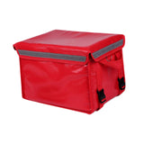 Maxbell Insulated Food Delivery Bag 30L Delivery Container for Food Transport Travel Red