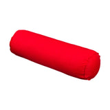 Maxbell Round Cylindrical Pillow Craft Supplies Bolster Cushion for Home Office Yoga Red