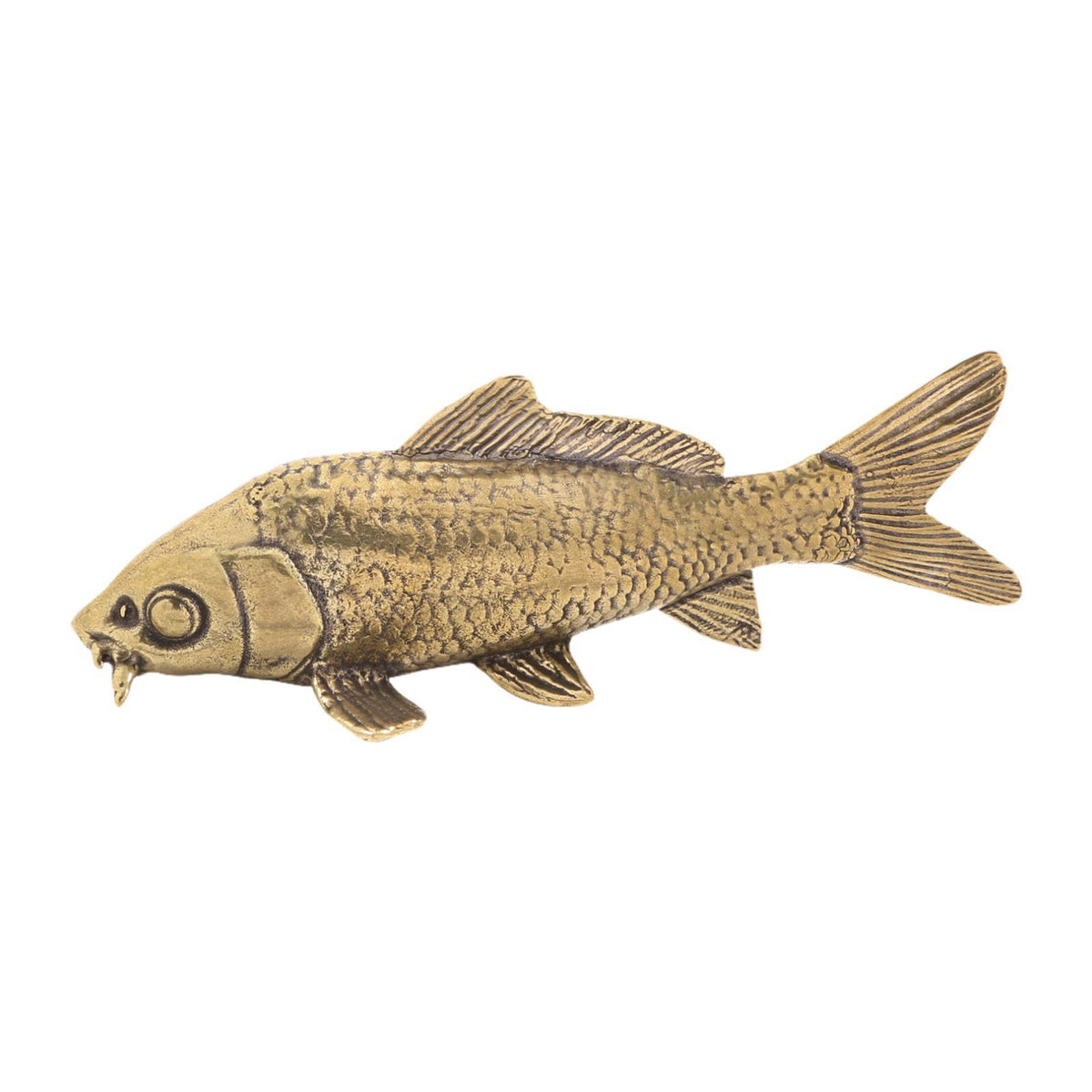 Carp Statue Collection Rustic Vintage Style for Office Bookshelf Living Room