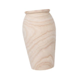 Maxbell Wood Vase Desktop Ornament Multifunctional for Fireplace Dresser Lightweight Size L