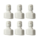 Maxbell 6Pieces Tube Ball Valve Quick Connect Fitting 1/4-Inch Push in to 1/2-Inch Thread Connector Valve Start RO Water System - Aladdin Shoppers