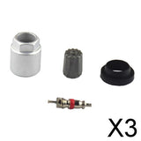 Maxbell 3x4 Pieces Wheel Tire Pressure Sensor Service Rebuild TPMS Service Pack Kit