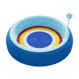 Maxbell Cat Scratcher Pad Pet Supplies Oval Cats Scratch Pad for Hunting Play Indoor 52x52x12cm