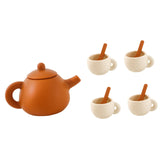 Maxbell Pretend Play Tea Set Toy Kitchen Playset for Children Ages 3 4 5 6 Years Old no tray
