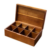 Maxbell Tea Bags Box Divided Practical Container Tea Holder for Restaurant Bar Office