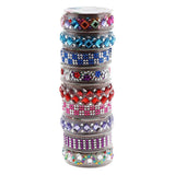 6 Rolls Self-Adhesive Rhinestones Various Sizes & Shapes Gemstone Embellishments Tapes for DIY Craft Scrap Book Picture Frames, Phone Case Decoration - Aladdin Shoppers